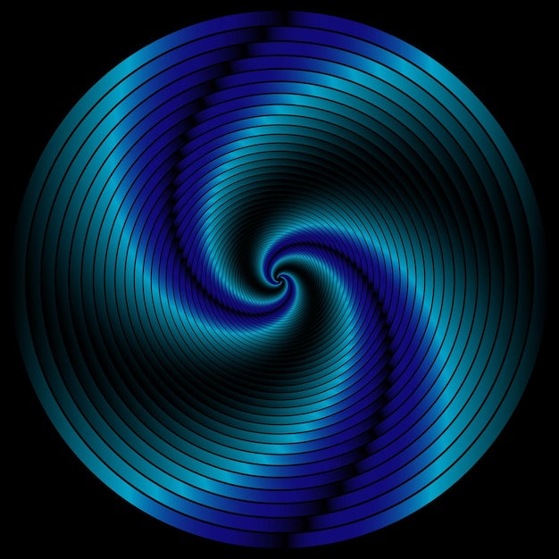 Líneas de rotación y torsión en espiral abstractas fondo generado por computadora fondo de renderización 3D