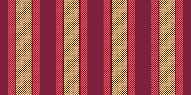 Líneas de saludo fondo textil patrón de textura de fantasía sin costuras Japón vector tela de rayas verticales en colores rojo y amarillo