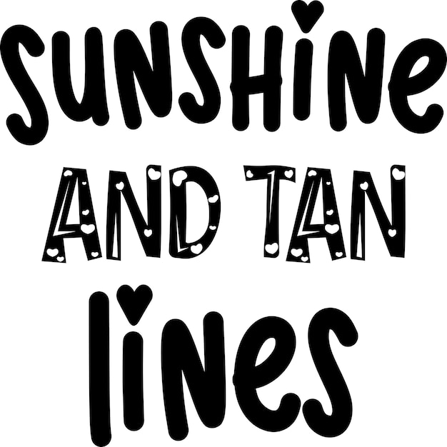 Líneas de sol y bronceado