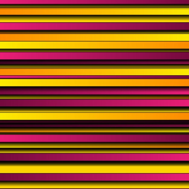 Líneas suaves geométricas púrpuras y naranjas brillantes fondo abstracto diseño vectorial