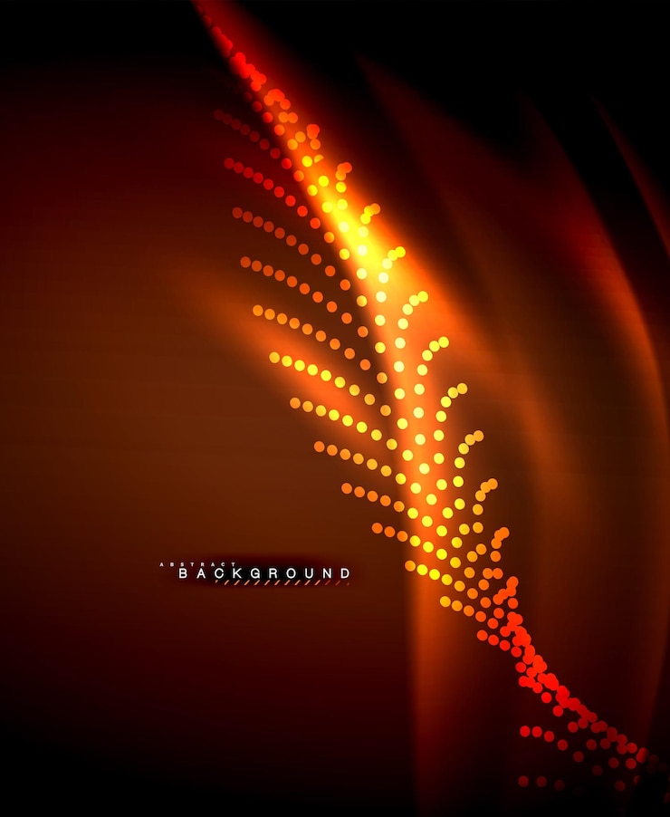 Vector líneas tecnológicas brillantes de neón hitech plantilla de fondo abstracto futurista con formas cuadradas