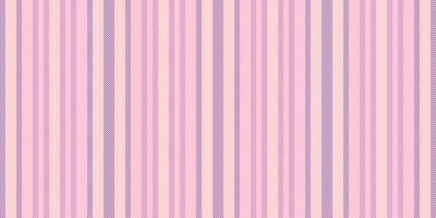 Líneas de tela infinitas patrón de rayas domésticas vectoriales vertical textura sin costura francesa fondo textil en colores claros y rosados