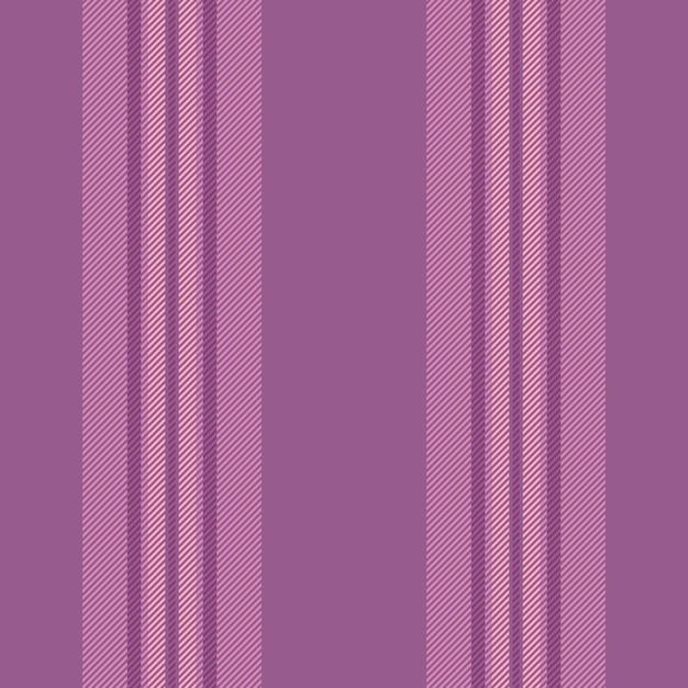 Líneas textiles sin costuras de largo anillo de tela vertical de jardín Patrón de textura vectorial textil de fondo en colores rosa y rojo