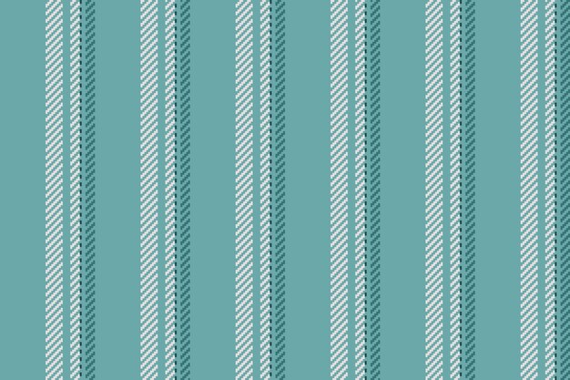 Líneas vectoriales de rayas de paisaje patrón de textil vertical tela de fondo vertical sin costuras en colores cian y blanco