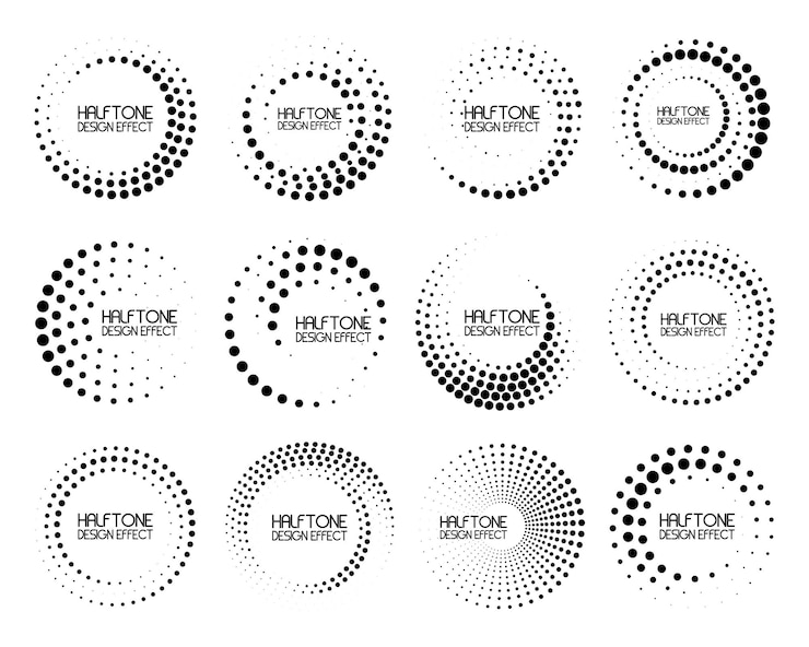 Vector líneas de velocidad en conjunto de forma circular