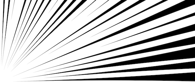 Líneas de velocidad diagonales de fondo Líneas de explosión de cómics papel de pared Flash abstracto en blanco y negro