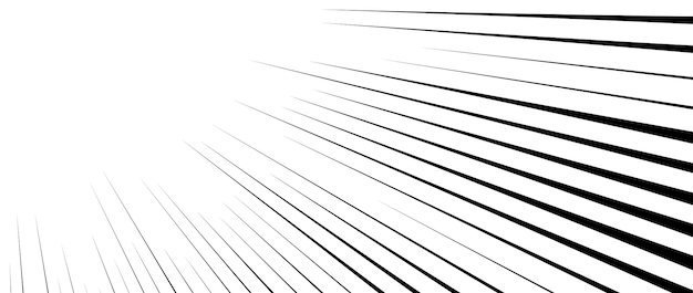 Líneas de velocidad diagonales de fondo Papel de pared de explosión de cómics Diseño de marco de flash negro abstracto