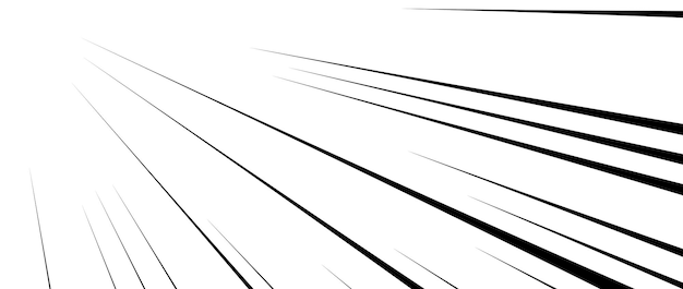 Líneas de velocidad diagonales de fondo Papel de pared de explosión de cómics Marco de flash abstracto en blanco y negro