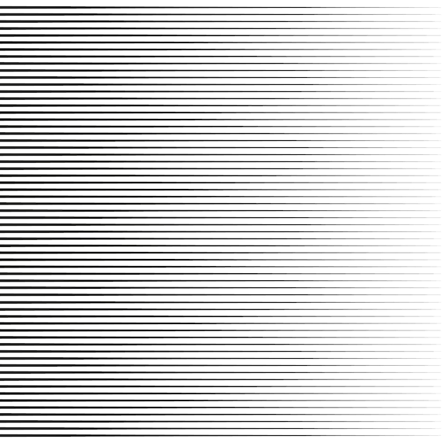 Líneas de velocidad horizontales Patrón de líneas paralelas rectas de líneas monocromáticas verticalmente sin costuras