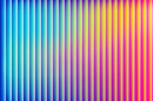 Líneas verticales con un gradiente brillante