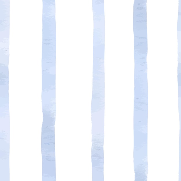 Líneas verticales de pincel en textura repetida en azul suave Líneas de rayas azul pálido dibujadas a mano en fondo blanco Líneas pincel estilo náutico