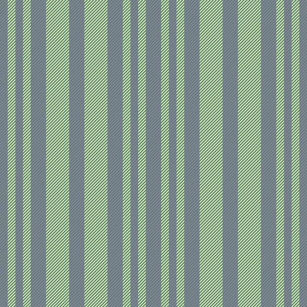 Líneas verticales textiles de patrón de textura de rayas con un fondo de tela vectorial sin costuras en colores pastel y verdes