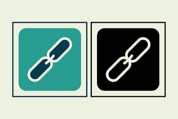 Link icon icon related to UI elements suitable for web site app user interfaceselement printable etc solid icon style simple vector design editable