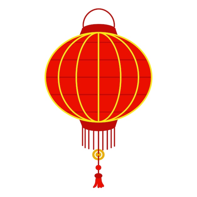 Linterna de papel roja china que recuerda la riqueza cultural atmósfera festiva buena suerte temas festivos