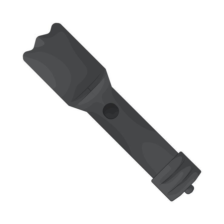 Vector linterna de la policía