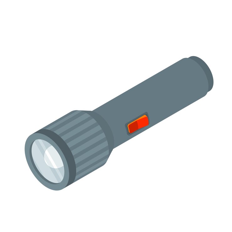 Vector linternas antorchas iconos isométricos