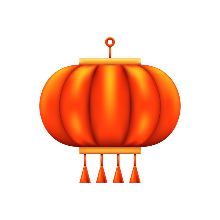 Vector linternas chinas japonesas asiáticas año nuevo rojo lámparas 3d icono realista vector diseño para chino nuevo y