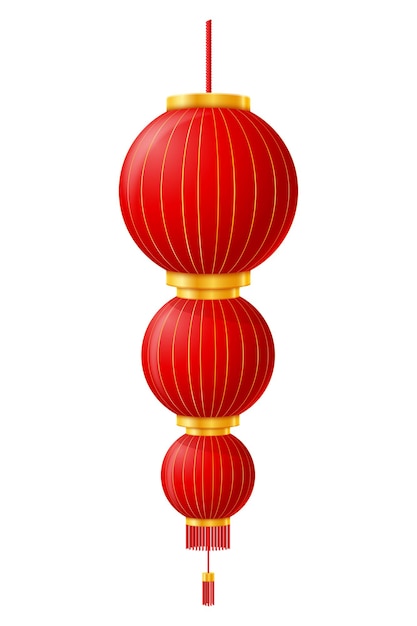 Linternas chinas rojas para decoración festiva y festiva.