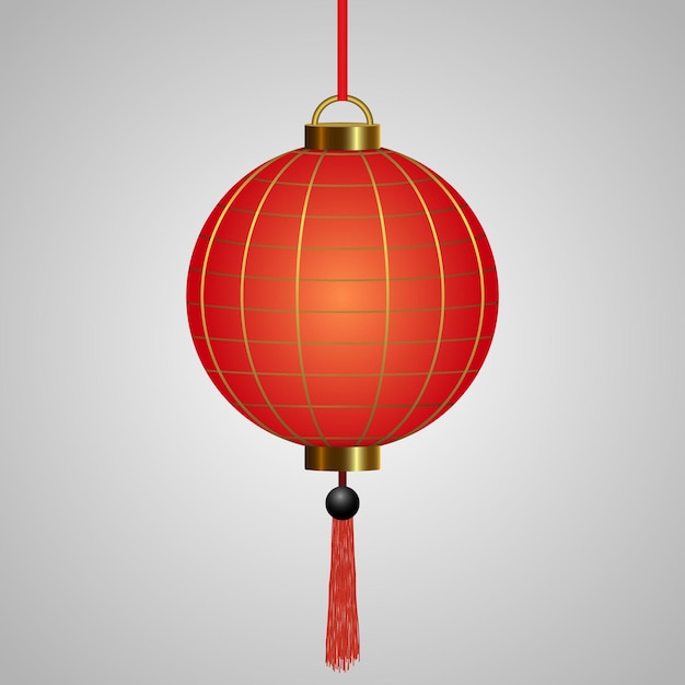 Linternas rojas colgantes chinas