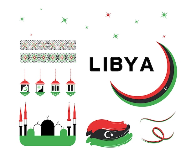 Linternas Símbolos islámicos fiestas y ocasiones por país Libia