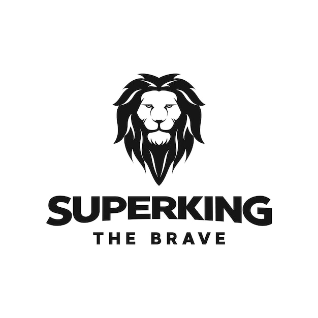 Lion Head Logo Vector