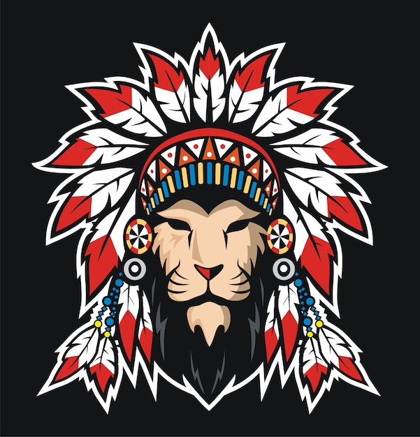 Lion Head Mascot