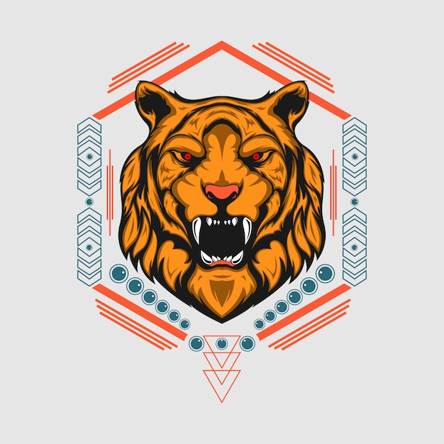 Lion Scared Geometry