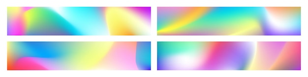 Líquido de juego de fondo holográfico de arco iris