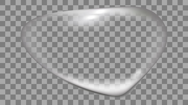 Líquido transparente forma gotas de agua conjunto aislado
