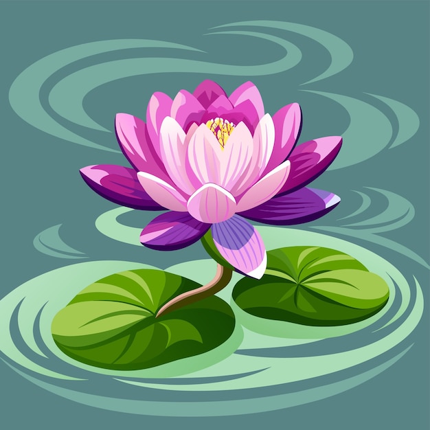 Lirio de agua o flor de loto