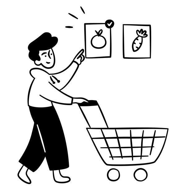 Lista de compras de comestibles