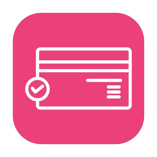 una lista de comprobación con una comprobación en el medio