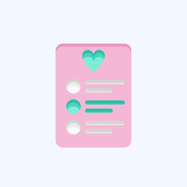 Lista de comprobación de íconos relacionada con el símbolo del Viernes Negro estilo plano diseño simple editable