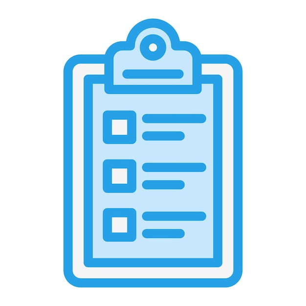 Lista de comprobación Ilustración del diseño del icono vectorial