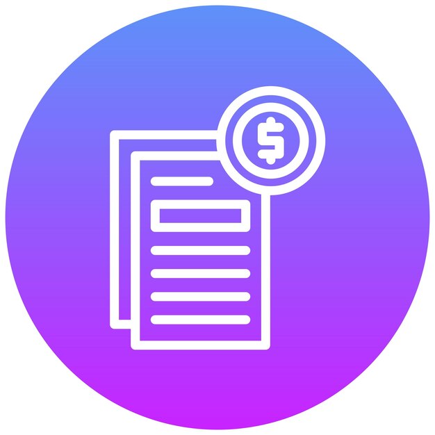 Lista de comprobación de soborno Ilustración del icono vectorial del conjunto de iconos de corrupción