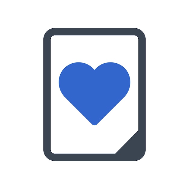 Lista de deseos favoritos Imagen vectorial de icono