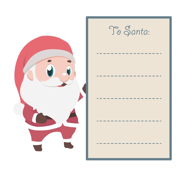 Lista de regalos para Santa Claus