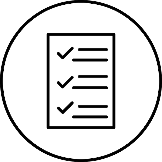 Lista de tareas Ilustración del icono vectorial del conjunto de iconos SEO y SEM
