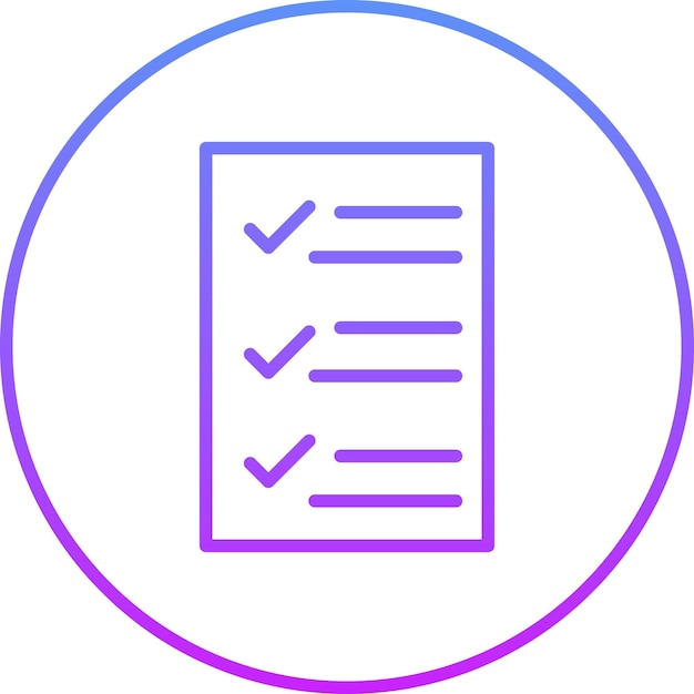 Lista de tareas Ilustración del icono vectorial del conjunto de iconos SEO y SEM
