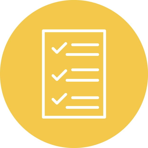 Lista de tareas Ilustración del icono vectorial del conjunto de iconos SEO y SEM