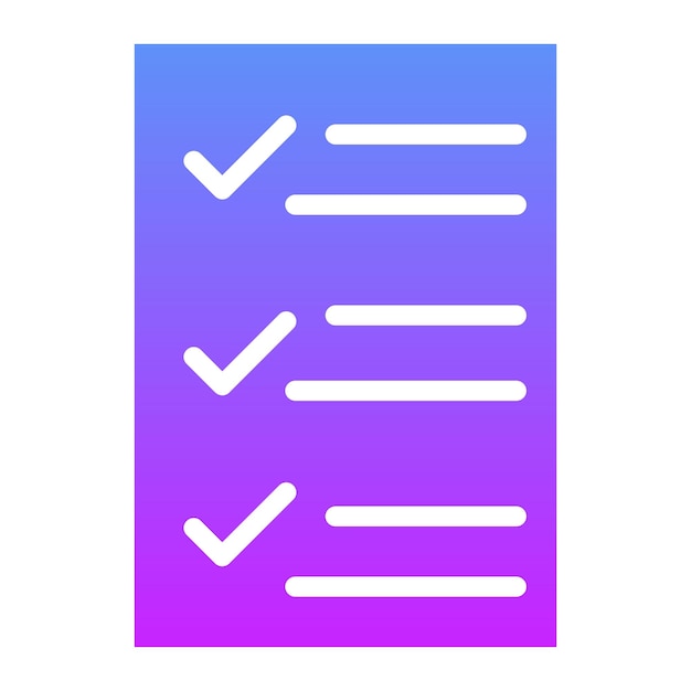 Lista de tareas Ilustración del icono vectorial del conjunto de iconos SEO y SEM