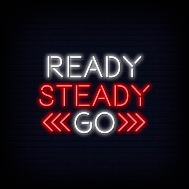 Listo Steady Go NeonText