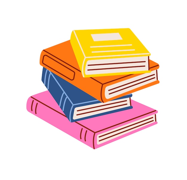 Literatura de ficción académica abstracta para leer libros de texto de estudio de educación de conocimiento profesional