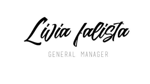 Livia Falista - Gerente General