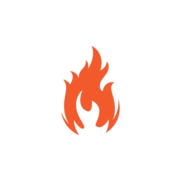 Llama icono fuego vector diseño