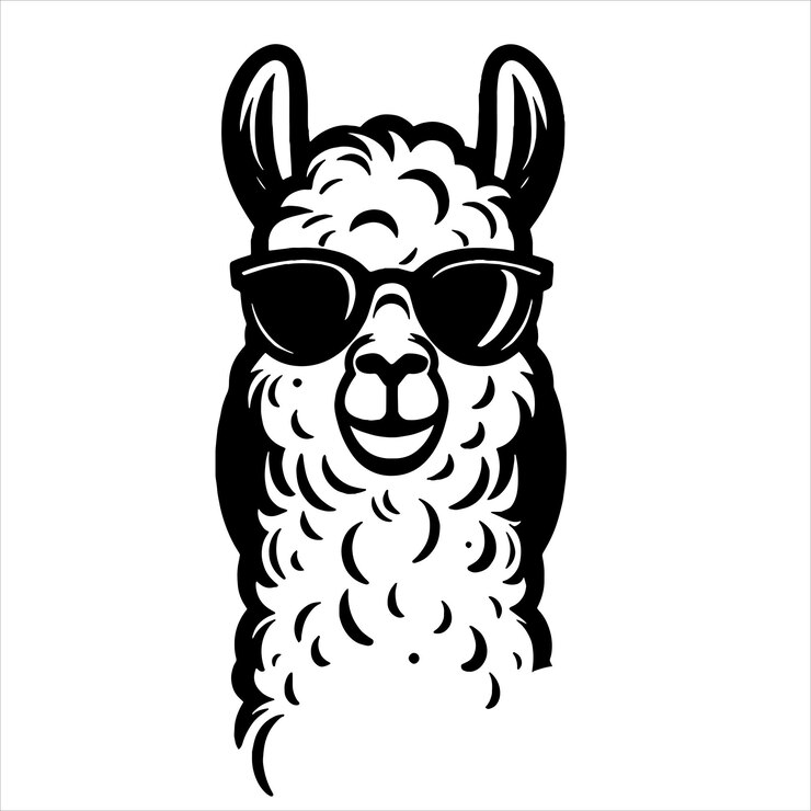 Vector el llama svg