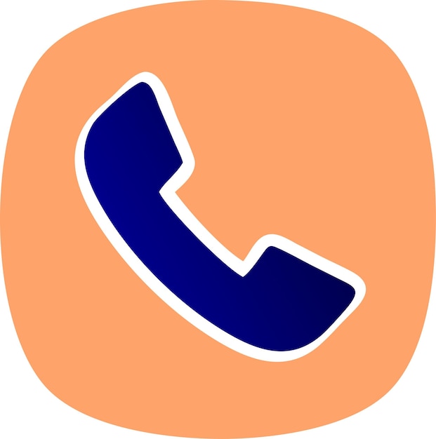 Llamada telefónica de llamada telefónica comunicación contacto telefónico móvil Ilustración vectorial de íconos