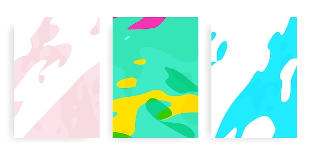 Un llamativo fondo de neón con texturas de color ácido y piezas de superposición