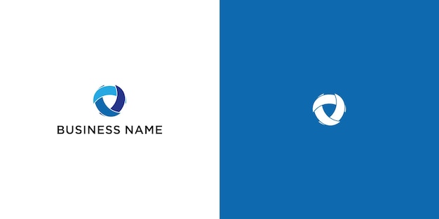 El llamativo logotipo tridimensional de la letra O es perfecto para juegos tecnológicos o marcas digitales