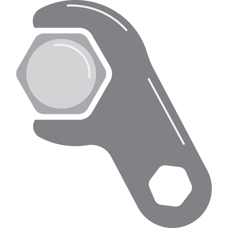Vector llave hexagonal